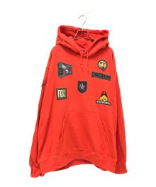 AVIREX（アヴィレックス）の古着「ONEMADE SPECIAL HOODIE」｜オレンジ