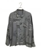 Porter Classicポータークラシック）の古着「ALOHA LONG SHIRT」｜グレー