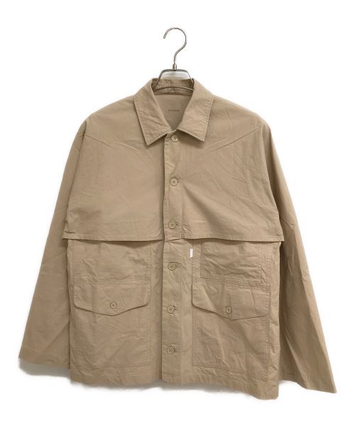 S H（エスエイチ）S H (エスエイチ) MACKINAW SHIRT ベージュ サイズ:Ｍの古着・服飾アイテム