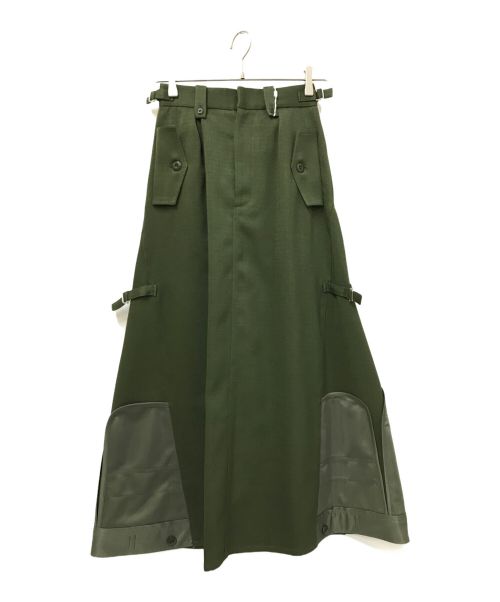 Ameri（アメリ）Ameri (アメリ) MILITARY INVERTED SKIRT グリーン サイズ:Sの古着・服飾アイテム