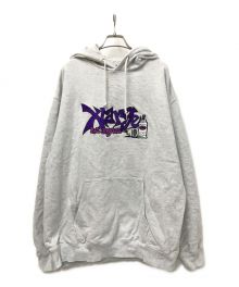 X-LARGE（エクストララージ）の古着「GRAFFITI HOODED SWEAT」｜グレー