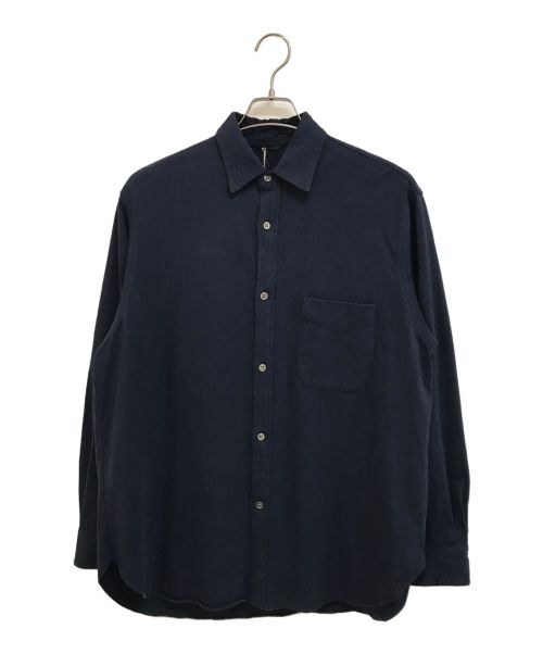 STEVEN ALAN（スティーブンアラン）STEVEN ALAN (スティーブンアラン) ピンストライプ ネル レギュラーカラー シャツ ‐LOOSE ブルー サイズ:Ｓの古着・服飾アイテム