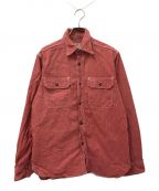 SUGAR CANEシュガーケーン）の古着「JEAN CORD WORK SHIRT」｜レッド