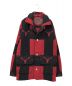 WOOLRICH（ウールリッチ）の古着「ネイティブ柄コート」｜レッド