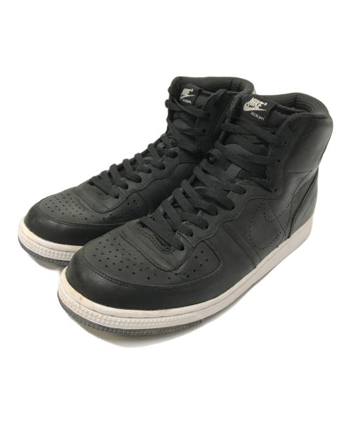 NIKE（ナイキ）NIKE (ナイキ) FRAGMENT DESIGN (フラグメントデザイン) TERMINATOR HI PREMIUM ブラック×シルバー サイズ:28.5cmの古着・服飾アイテム