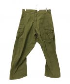 CAL O LINEキャルオーライン）の古着「BARREL FATIGUE PANT」｜カーキ