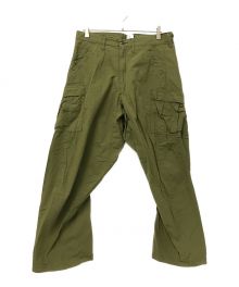 CAL O LINE（キャルオーライン）の古着「BARREL FATIGUE PANT」｜カーキ