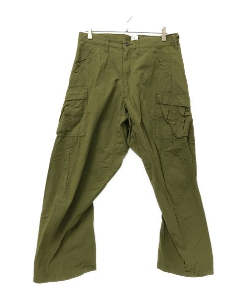 CAL O LINE（キャルオーライン）CAL O LINE (キャルオーライン) BARREL FATIGUE PANT カーキ サイズ:Lの古着・服飾アイテム