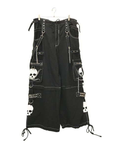 TRIPP NYC（トリップニューヨークシティー）TRIPP NYC (トリップニューヨークシティー) SUPER SKULL PANT ブラック サイズ:XLの古着・服飾アイテム