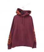 SUPREMEシュプリーム）の古着「state hooded sweatshirt」｜ボルドー