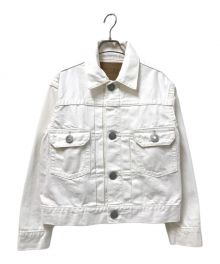 KOOKY ZOO RONHERMAN（クーキー・ズー ロンハーマン）の古着「JUVENILE DENIM JACKET」｜ホワイト