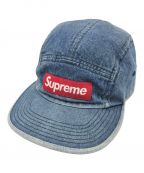 SUPREMEシュプリーム）の古着「Washed Chino Twill Camp Cap」｜インディゴ