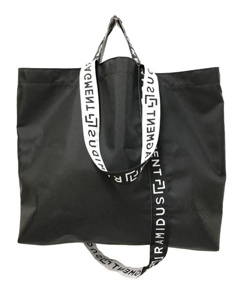 RAMIDUS（ラミダス）RAMIDUS (ラミダス) FRAGMENT DESIGN (フラグメントデザイン) RAMIDUS TOTE BAG ブラック サイズ:下記参照の古着・服飾アイテム