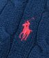 中古・古着 POLO RALPH LAUREN (ポロ・ラルフローレン) ケーブルニット ネイビー サイズ:M：4480円