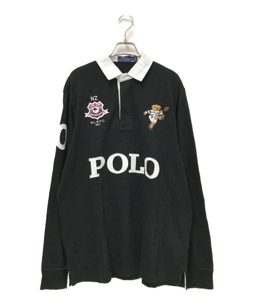 POLO RALPH LAUREN（ポロ・ラルフローレン）POLO RALPH LAUREN (ポロ・ラルフローレン) ラガーシャツ ブラック サイズ:Mの古着・服飾アイテム