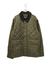 Patagonia（パタゴニア）の古着「ダイアモンドキルトジャケット」｜オリーブ