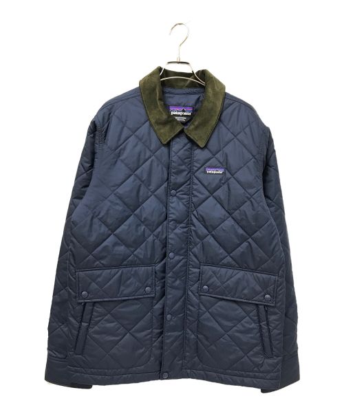 Patagonia（パタゴニア）Patagonia (パタゴニア) ダイアモンドキルトジャケット ネイビー サイズ:Mの古着・服飾アイテム