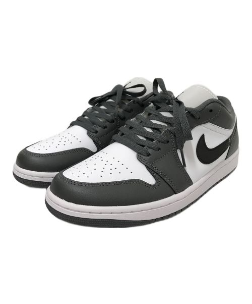 NIKE（ナイキ）NIKE (ナイキ) AIR JORDAN 1 LOW ホワイト×グレー サイズ:28.0㎝ 未使用品の古着・服飾アイテム