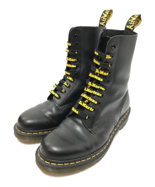 Dr.Martens（ドクターマーチン）Dr.Martens (ドクターマーチン) 1490 10ホール ブーツ STANDARD FIT ブラック サイズ:US:8M/9Lの古着・服飾アイテム