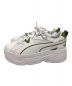 中古・古着 PUMA (プーマ) BLSTR DRESSCODE WNS ホワイト×グリーン サイズ:24.5cm 未使用品：7000円