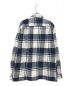 Patagonia (パタゴニア) Organic Cotton MW Fjord Flannel Shirt ホワイト×ブルー サイズ:M：5000円