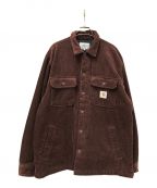 CarHarttカーハート）の古着「WHITSOME SHIRT JAC」｜ブラウン