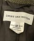 中古・古着 DRIES VAN NOTEN (ドリスヴァンノッテン) ヘリンボーンウールコート カーキ サイズ:50：35000円