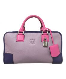 LOEWE（ロエベ）の古着「アナグラムトートバッグ/アマソナ28」｜パープル