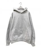 LOS ANGELES APPARELロサンゼルスアパレル）の古着「L/S HEAVY FLEECE PO HOOD 14OZ」｜グレー