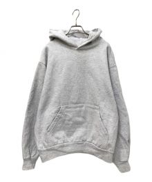 LOS ANGELES APPAREL（ロサンゼルスアパレル）の古着「L/S HEAVY FLEECE PO HOOD 14OZ」｜グレー