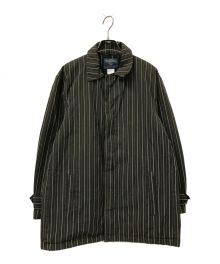 WOOLRICH（ウールリッチ）の古着「ストライプ中綿ジャケット」｜ブラック