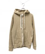 Seagreenシーグリーン）の古着「BIG WAFFLE HOODIE」｜ベージュ