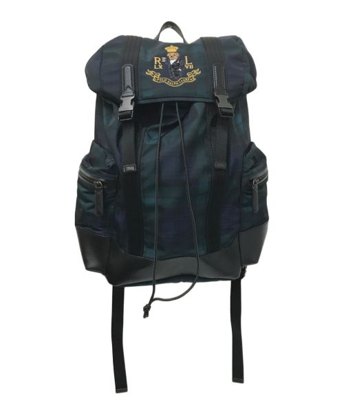 POLO RALPH LAUREN（ポロ・ラルフローレン）POLO RALPH LAUREN (ポロ・ラルフローレン) Tartan Backpack グリーン サイズ:下記参照の古着・服飾アイテム