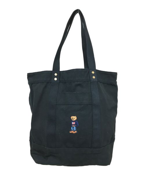 POLO RALPH LAUREN（ポロ・ラルフローレン）POLO RALPH LAUREN (ポロ・ラルフローレン) POLOBEAR TOTE BAG ネイビー サイズ:下記参照の古着・服飾アイテム