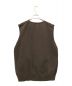 crepuscule (クレプスキュール) wholegarment vest ブラウン サイズ:2：4480円