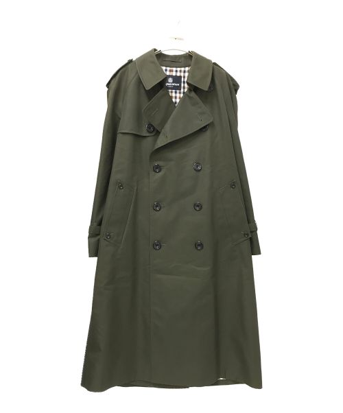 Aquascutum（アクアスキュータム）Aquascutum (アクアスキュータム) ベルト付トレンチコート カーキ サイズ:36の古着・服飾アイテム