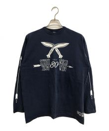 stussy（ステューシー）の古着「プリントカットソー」｜ネイビー