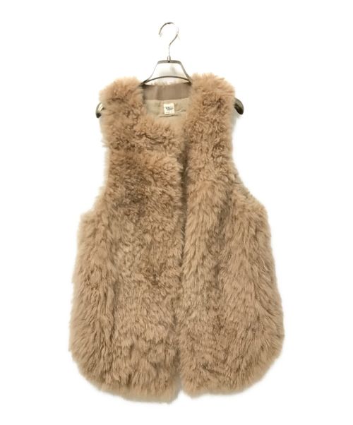 Ron Herman（ロンハーマン）Ron Herman (ロンハーマン) Fur Vest ブラウン サイズ:Sの古着・服飾アイテム