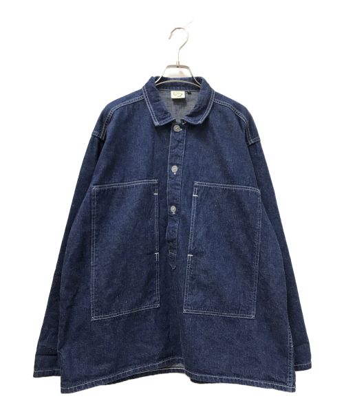 orSlow（オアスロウ）orSlow (オアスロウ) PW PULLOVER SHIRT JACKET U.S.ARMY UNSEX インディゴ サイズ:4の古着・服飾アイテム