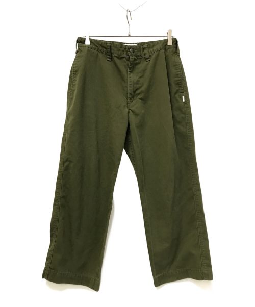 WTAPS（ダブルタップス）WTAPS (ダブルタップス) TROUSERS CTPL TWILL トラウザーパンツ カーキ サイズ:X 02の古着・服飾アイテム