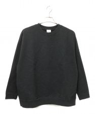 Snow peak (スノーピーク) Recycled Cotton Sweat Crew-Neck ブラック サイズ:M