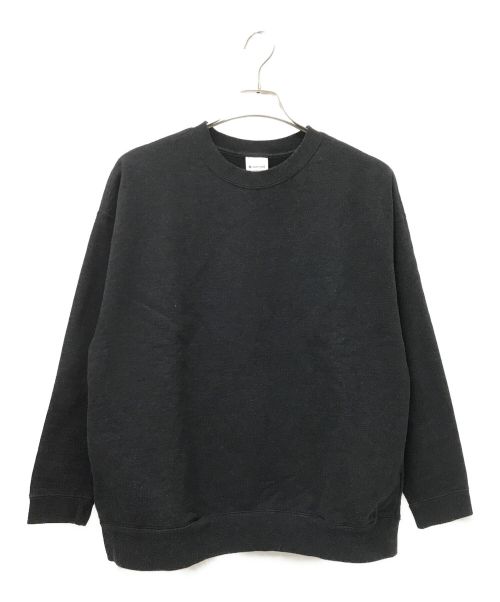 Snow peak（スノーピーク）Snow peak (スノーピーク) Recycled Cotton Sweat Crew-Neck ブラック サイズ:Mの古着・服飾アイテム