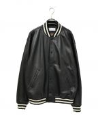 skookum×Retro Gradeスクーカム×レトログレード）の古着「LEATHER AWARD JACKET」｜ブラック