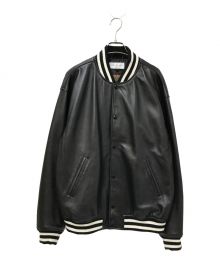 skookum×Retro Grade（スクーカム×レトログレード）の古着「LEATHER AWARD JACKET」｜ブラック