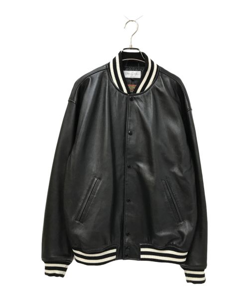 skookum（スクーカム）skookum (スクーカム) Retro Grade (レトログレード) LEATHER AWARD JACKET ブラック サイズ:Lの古着・服飾アイテム