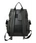 POLO RALPH LAUREN (ポロ・ラルフローレン) PEBBLED LEATHER BACKPACK ブラック サイズ:下記参照：41000円