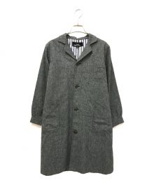 tricot COMME des GARCONS（トリココムデギャルソン）の古着「ベルト付きコート」｜グレー