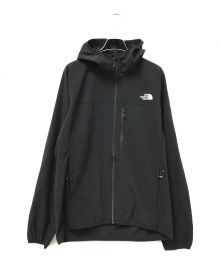 THE NORTH FACE（ザ ノース フェイス）の古着「マウンテンソフトシェルフーディ」｜ブラック