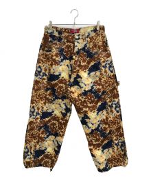 BOX GEAR（ボックスギア）の古着「Hip Hop Bleach Denim Painter Pants」｜ブラウン