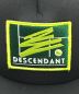 DESCENDANT (ディセンダント) ロゴキャップ ブラック サイズ:下記参照：4480円